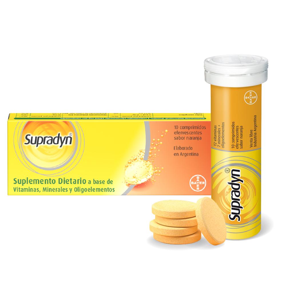 Supradyn Efervescente Efer.Comp. Tubo x 10 und Comprimidos