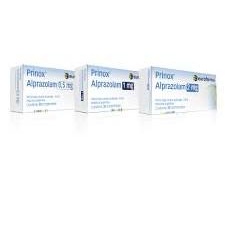 Prinox Alprazolam 0,5 mg Eurofarma Caja x 30 Comprimidos