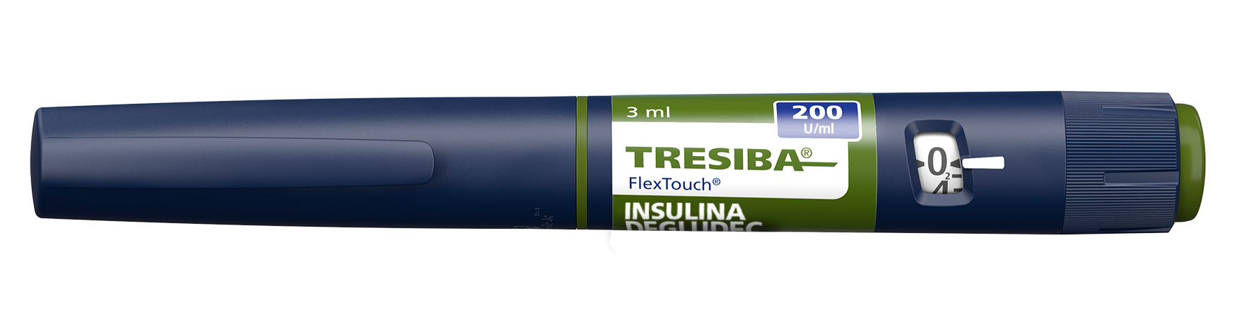 Tresiba Insulina Degludec 200 u/ml Novo Nordisk 3 Lapiceras x 3 ml