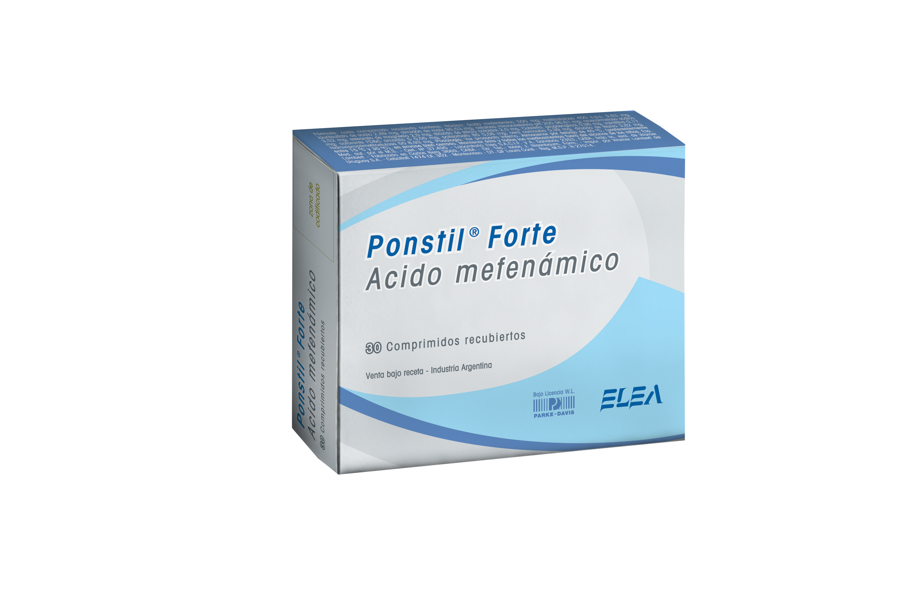 Ponstil Forte Ácido Mefenámico 500 mg Elea Phoenix Caja x 30 Comprimidos
