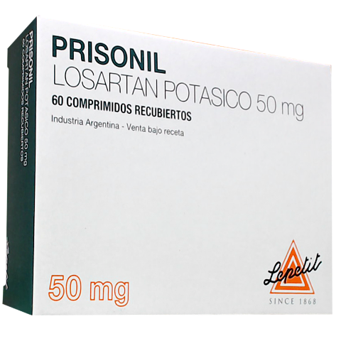 Prisonil Losartan 50 mg Austral Caja x 60 Comprimidos