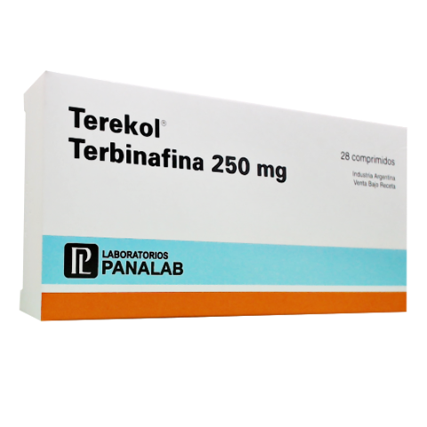 Terekol Terbinafina 250 mg Panalab Caja x 28 Comprimidos