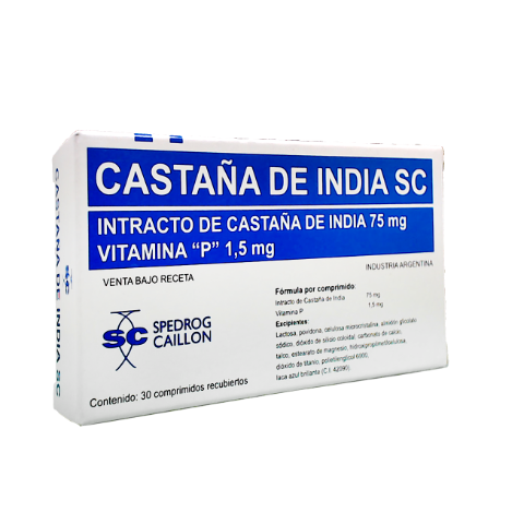 Castaña De Indias Intracto de Castaña De India 75 mg Ariston Caja x 30 Comprimidos