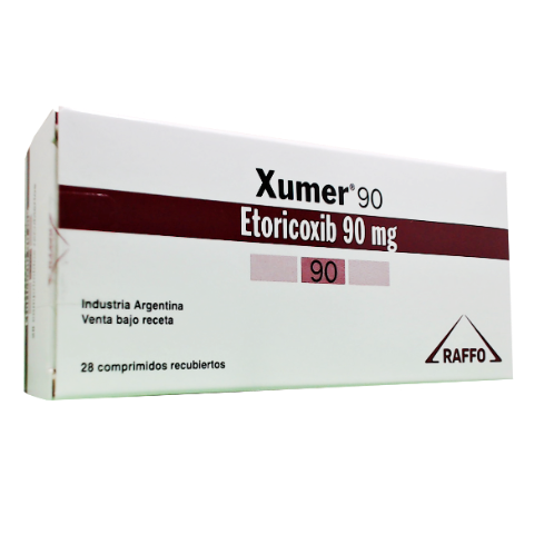 Xumer Etoricoib 90 mg Monte Verde Caja x 28 Comprimidos