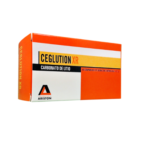 Ceglution XR Carbonato de Litio 450 mg Ariston Caja x 60 Comprimidos