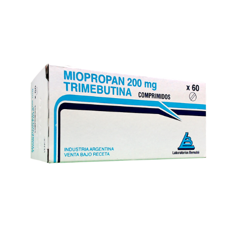Miopropan Trimebutina 200 mg Bernabó Caja x 60 Comprimidos