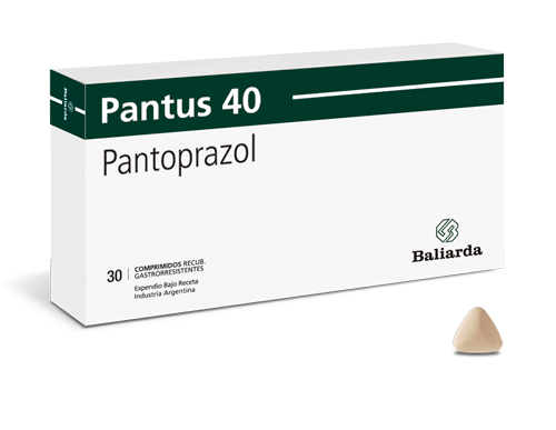 Pantus 40 Pantoprazol 40 mg Baliarda Caja x 30 Comprimidos