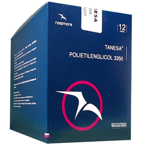 Tanesa Polietilenglicol 3350 17 g Rossmore Caja x 12 Sobres