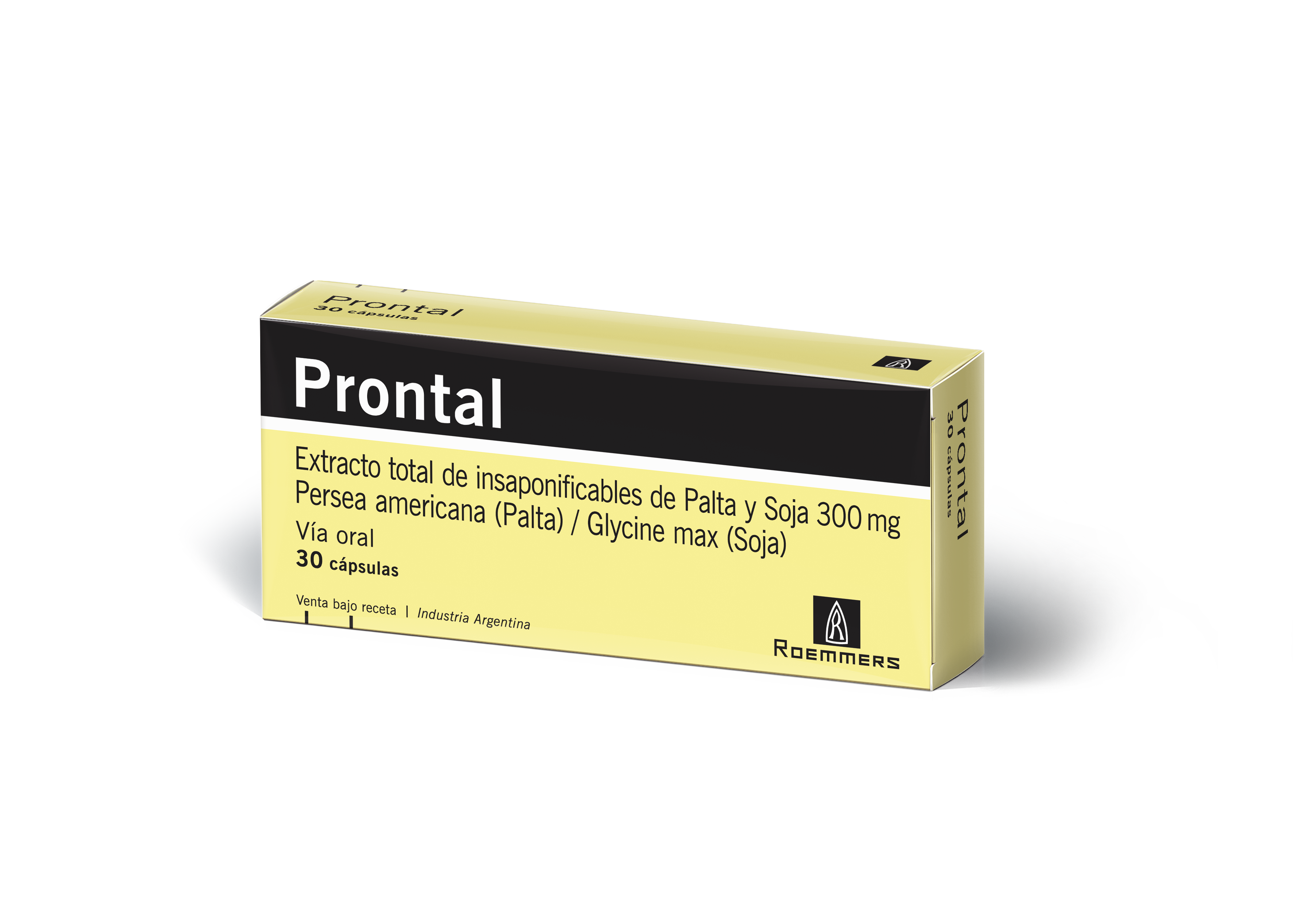 Prontal Extracto Insaponificable De Semilla Se Glycine Max 200 mg Roemmers Caja x 30 Cápsulas