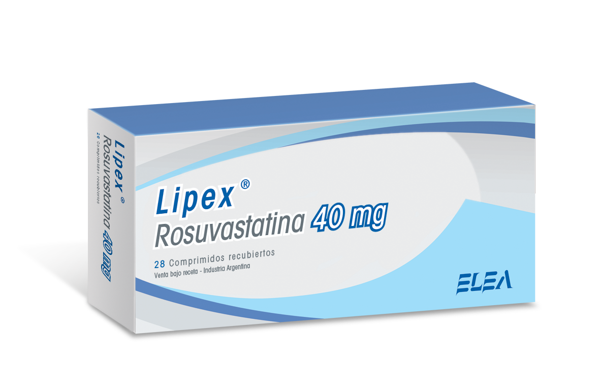 Lipex Rosuvastatina 40 mg Elea Phoenix Caja x 30 Comprimidos