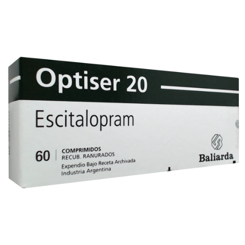 Optiser Escitalopram 200 mg Baliarda Caja x 60 Comprimidos