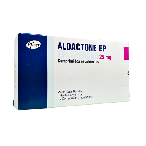 Aldactone Ep Eplerenona 25 mg Pfizer Caja x 30 Comprimidos