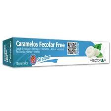 Caramelos Fecofar Free Jarabe de Maltitol + Vitamina C + Isomaltitol Fecofar Caja x 12 Caramelos