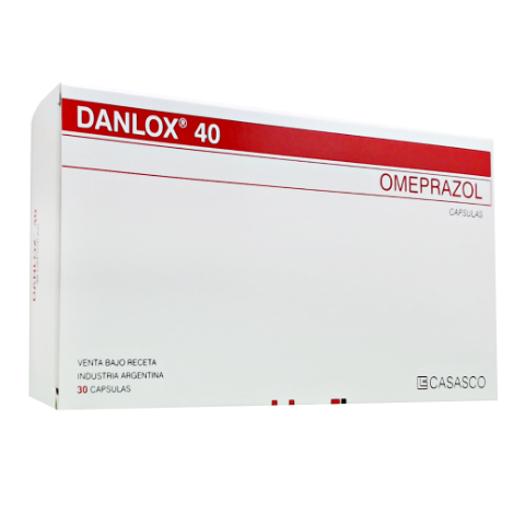 Danlox Omeprazol 40 mg Casasco Caja x 30 Cápsulas