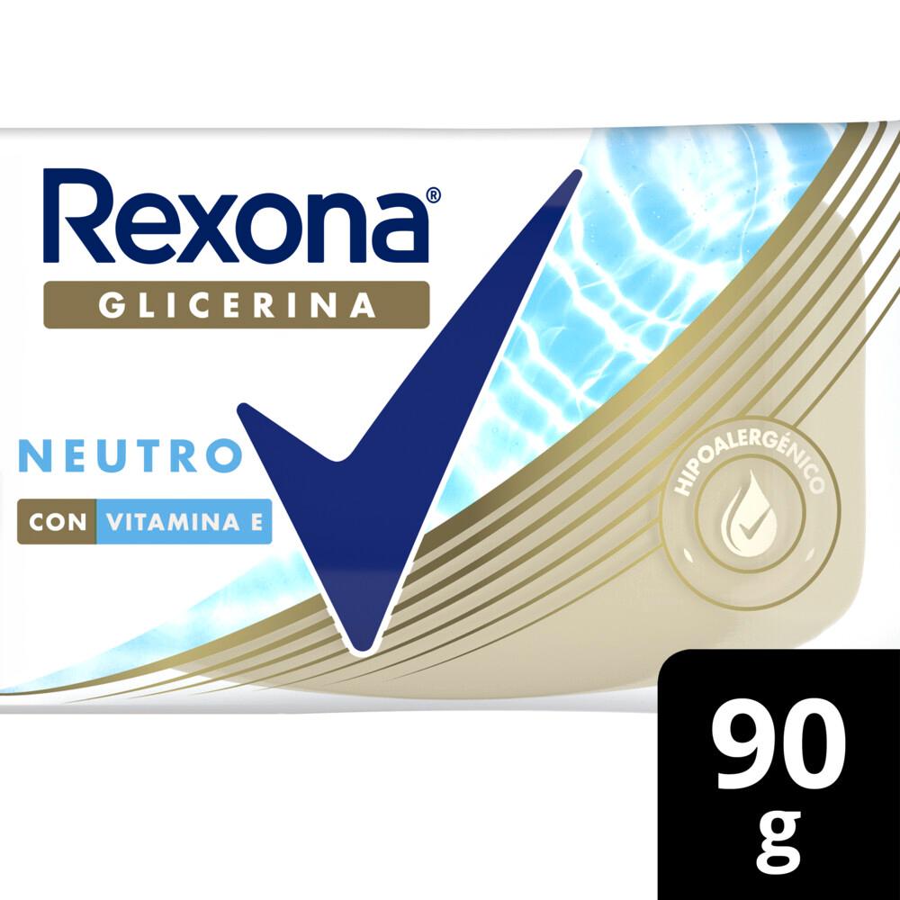 Jabón en barra Rexona Glicerina Neutro x 1 und x 90 gr