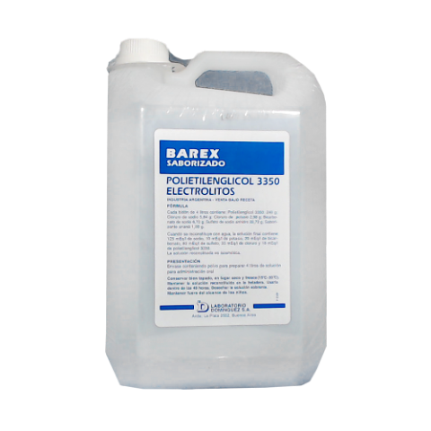 Barex Polietilenglicol 3350 Dominguez Polvo x 4 Litros
