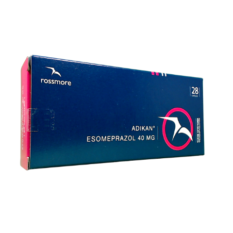 Adikan Esomeprazol 40 mg Rossmore Caja x 28 Cápsulas