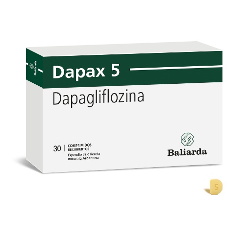Dapax Dapagliflozina 5mg Baliarda Caja x 30 Comprimidos