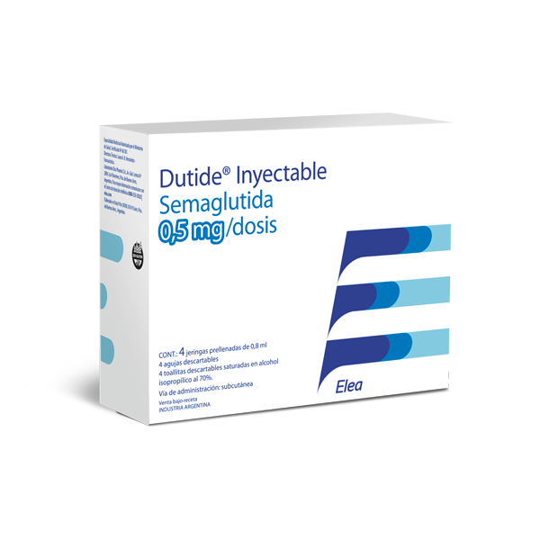 semaglutide 0.25 mg precio Dutide Semaglutida 0.25 mg Elea Phoenix Estuche Caja x 4 Jeringas  Inyectables