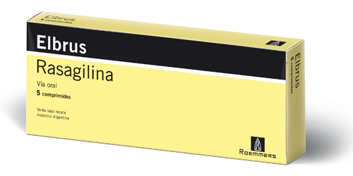 Elbrus Rasagilina 1 mg Roemmers Caja x 30 Comprimidos