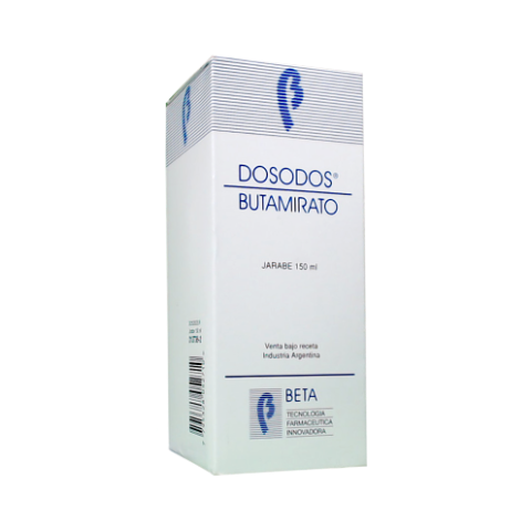 Dosodos Citrato de Butamirato 200 mg Beta Jarabe x 150 ml