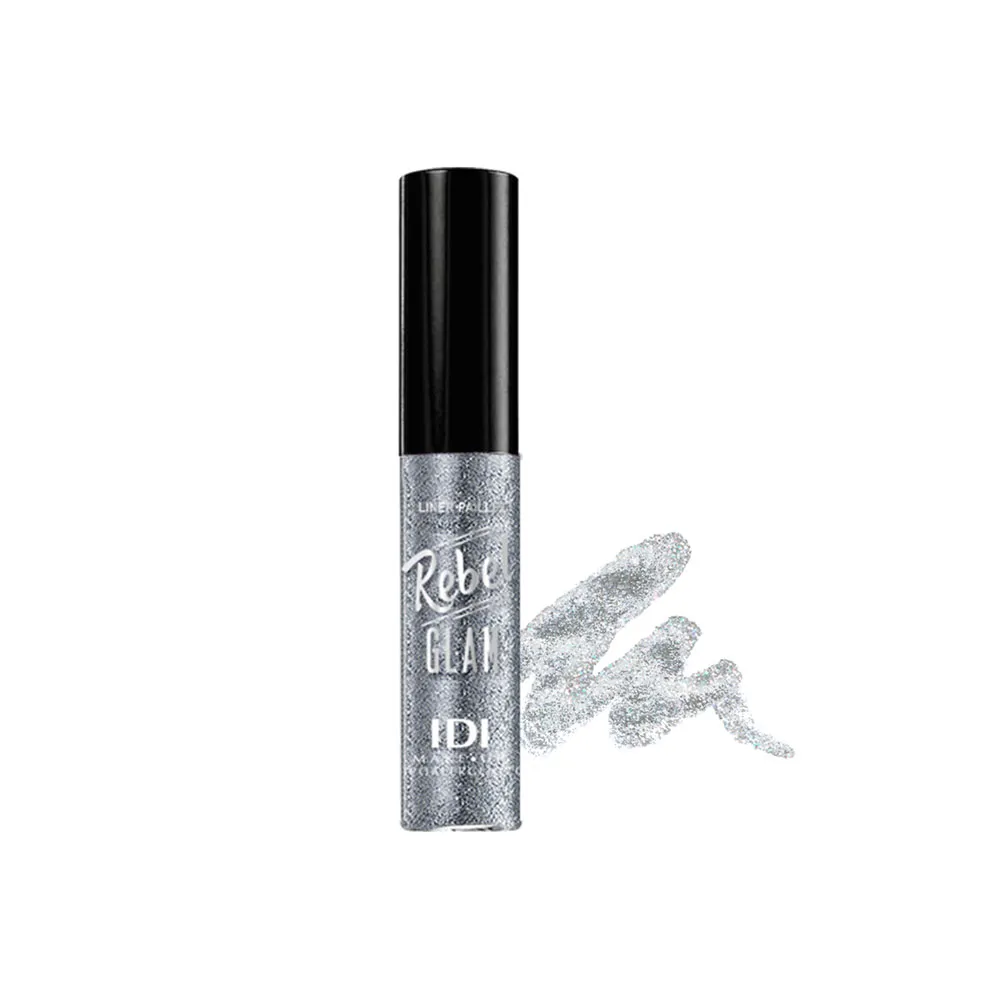 Delineador líquido con glitter Paillet Nº 04 Paillet Silver Frasco x 1 und