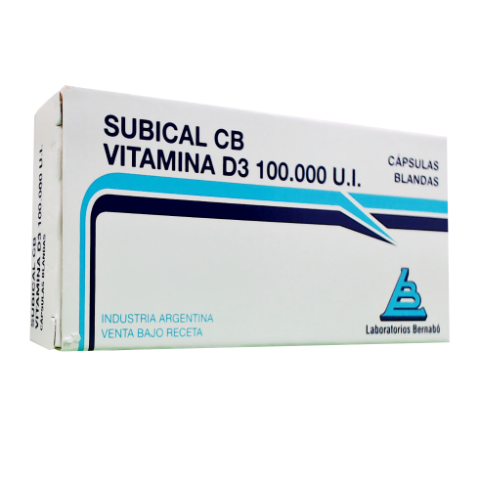 Subical Cb Colecalciferol 100000 ui Bernabó Caja x 1 Cápsula