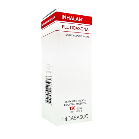 Inhalan Fluticasona 50 mcg Casasco Spray Nasal x 120 Dosis