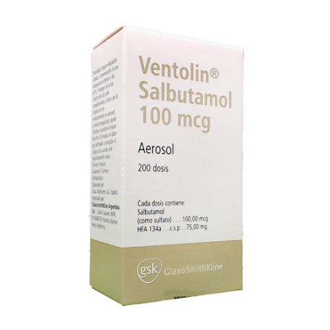 Ventolin Salbutamol 100 mcg GSK Aerosol x 200 Dosis