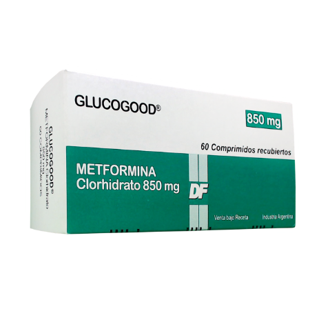 Glucogood Metformina 850 mg Denver Farma Caja x 60 Comprimidos