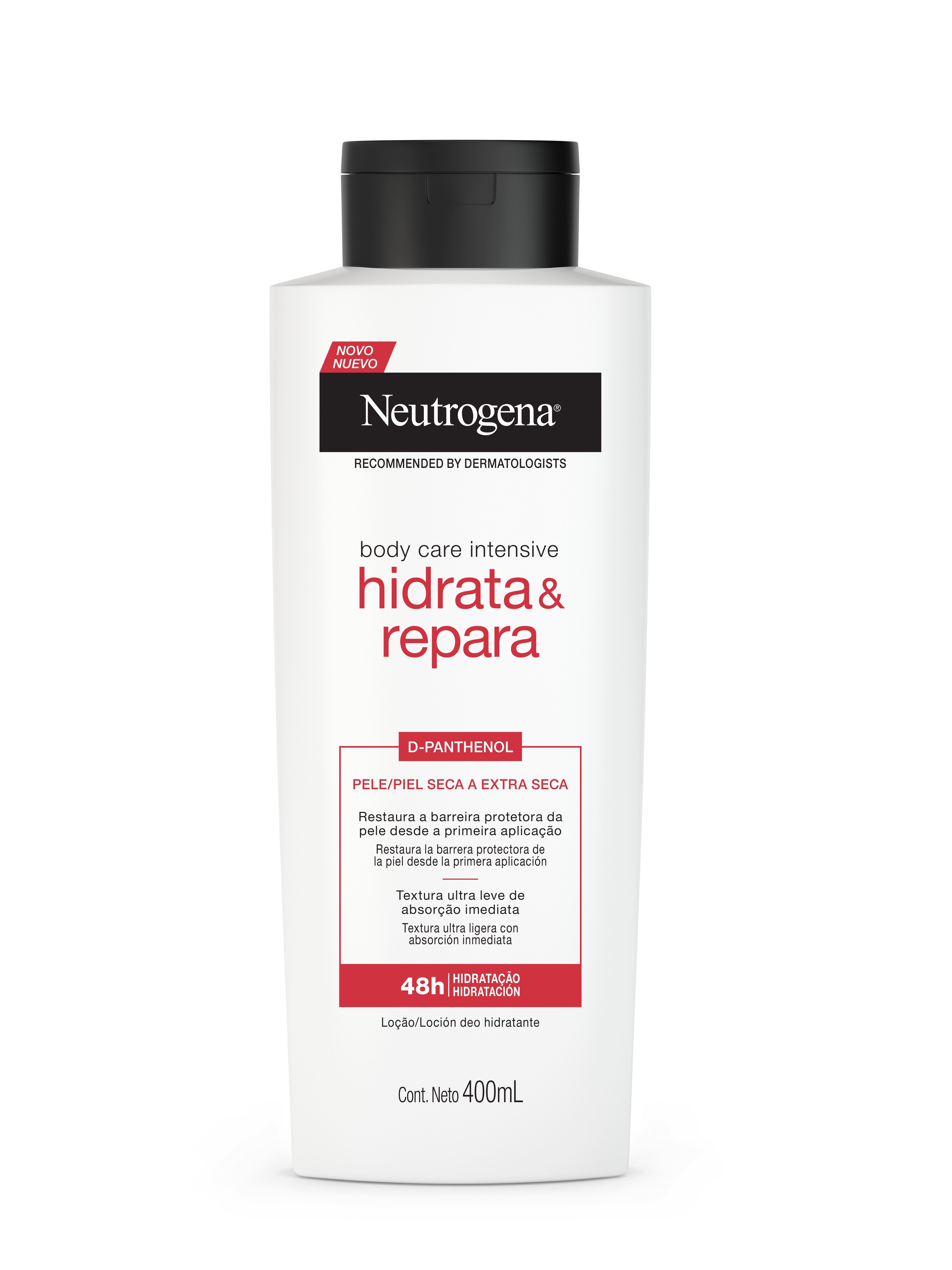 Emulsión Corporal Neutrogena Body Care D-Pantenol Frasco x 400 ml