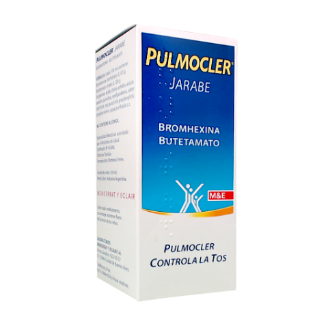 Pulmocler Butetamato Citrato 0.12 g Monserrat Y Eclair Jarabe x 120 ml