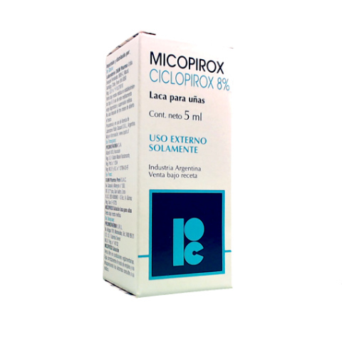 Micopirox Ciclopiro 8% Cassará Laca x 5 ml