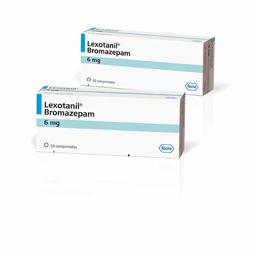 Lexotanil Bromazepam 6 mg Biopas Caja x 50 Comprimidos