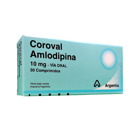 Coroval Amlodipina 10 mg Siegfried Caja x 30 Comprimidos