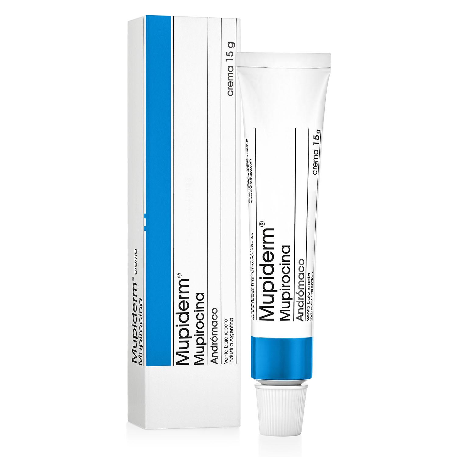 Mupiderm Mupirocina Calcica 2.15g/100g Andrómaco Crema x 15 g