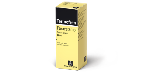 Termofren Paracetamol 2% Roemmers Solución x 120 ml