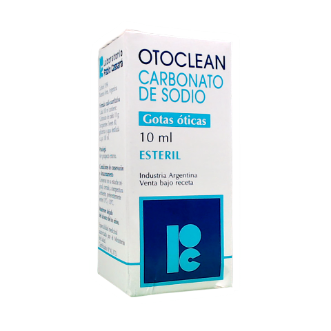Otoclean Carbonato De Sodio g 100 ml Cassarás Solución Ótica Gotas x 10 ml