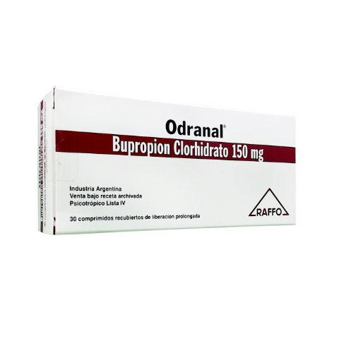 Bup Bupropion 150 mg Eurofarma Caja x 30 Comprimidos