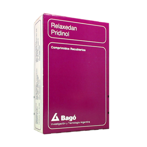 Relaxedan Pridinol Mesilato 4 mg Bagó Caja x 15 Comprimidos